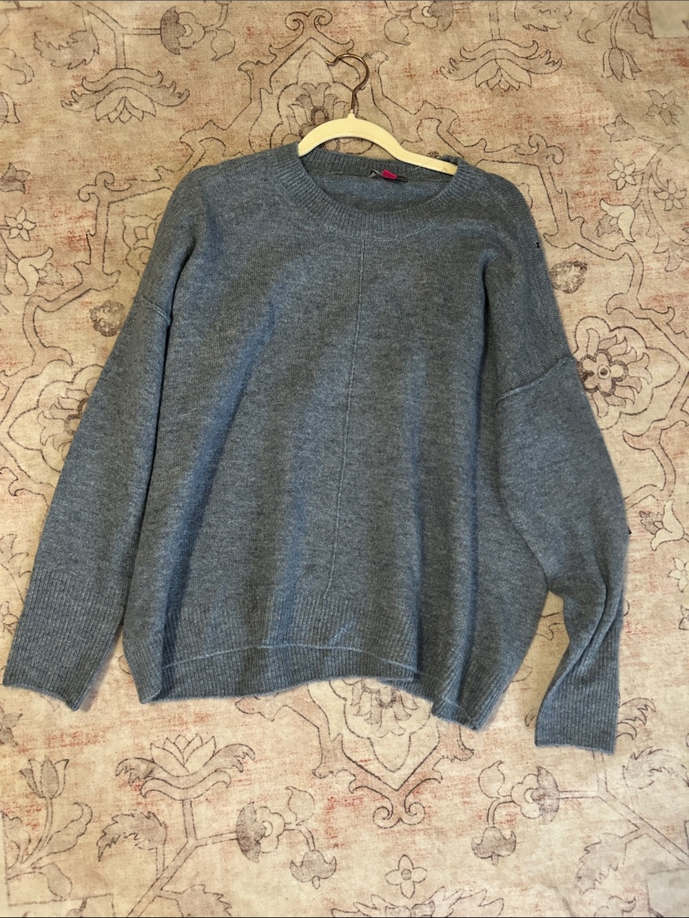 Vince Camuto Heather Gray Crewneck Sweater